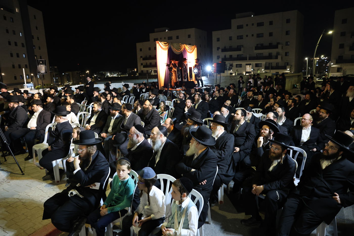 הנחת אבן הפינה לקהילת הגר"ש אלתר בבית שמש