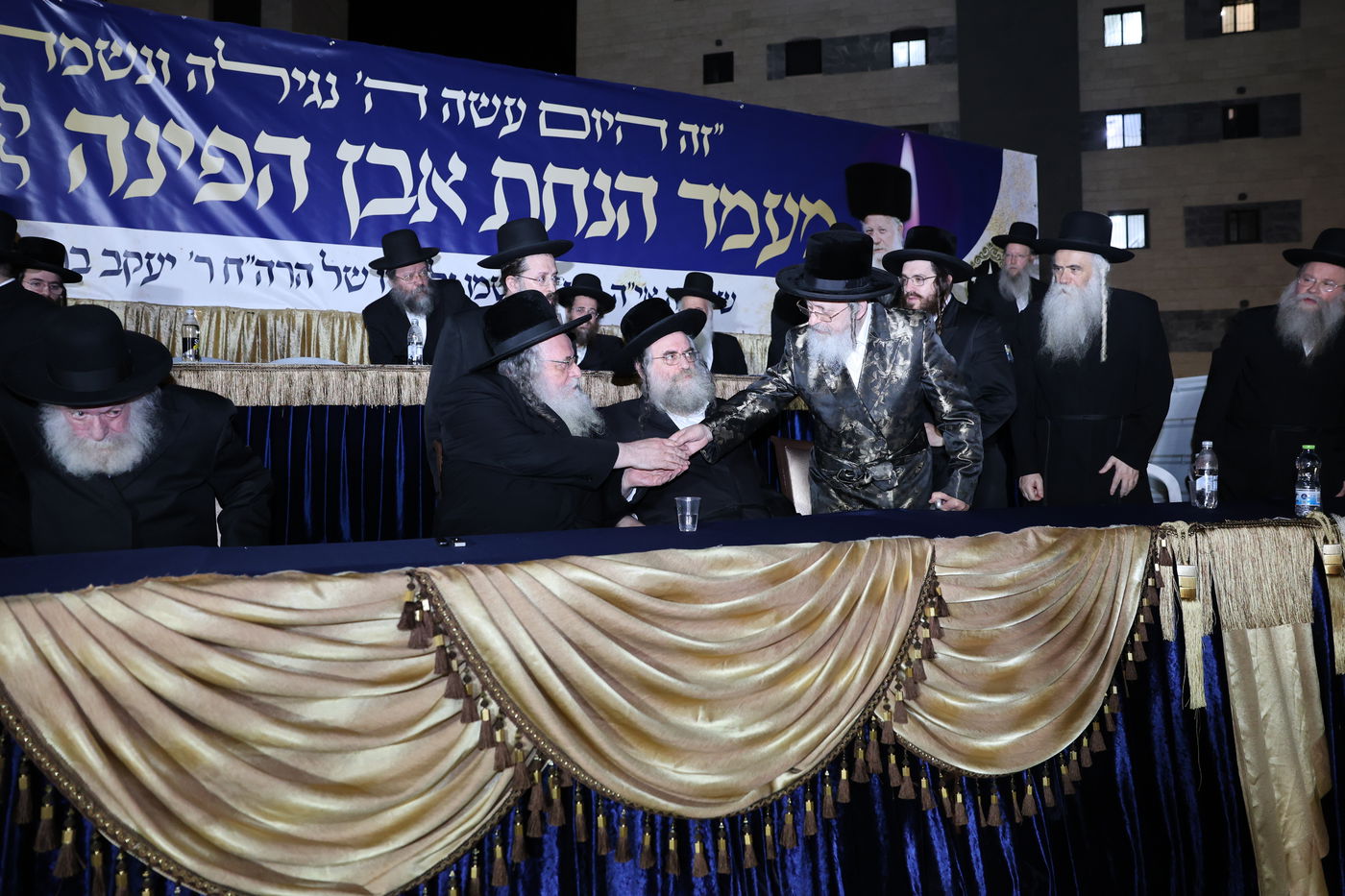 הנחת אבן הפינה לקהילת הגר"ש אלתר בבית שמש