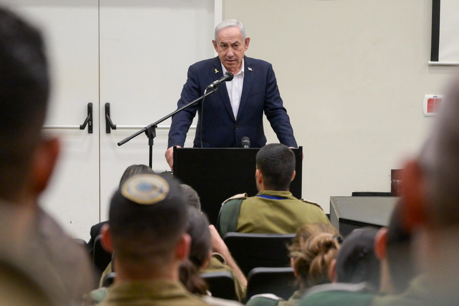 ביקור ראש הממשלה בנימין נתניהו באגף המודיעין