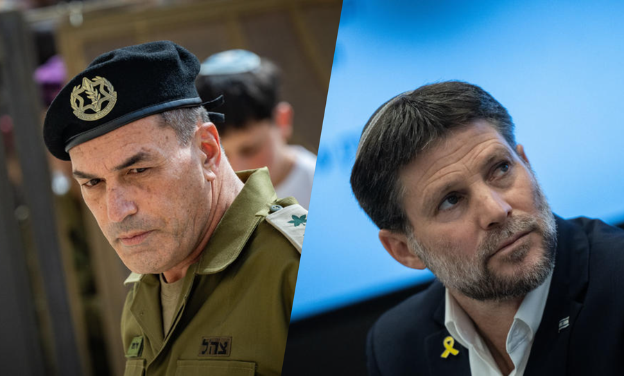 סמוטריץ לרמטכ"ל: לא הנחנו להימנע מאזורים שבהם שוהים חטופים
