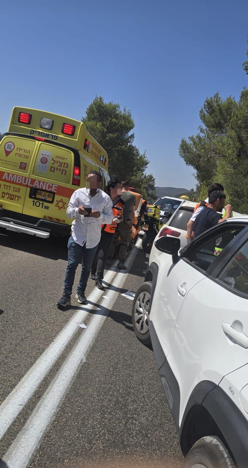 זירת התאונה