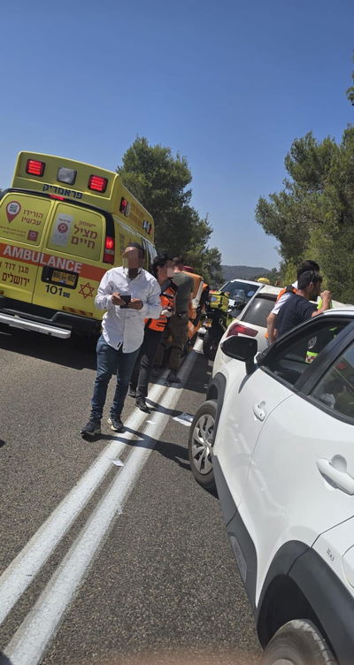 זירת התאונה