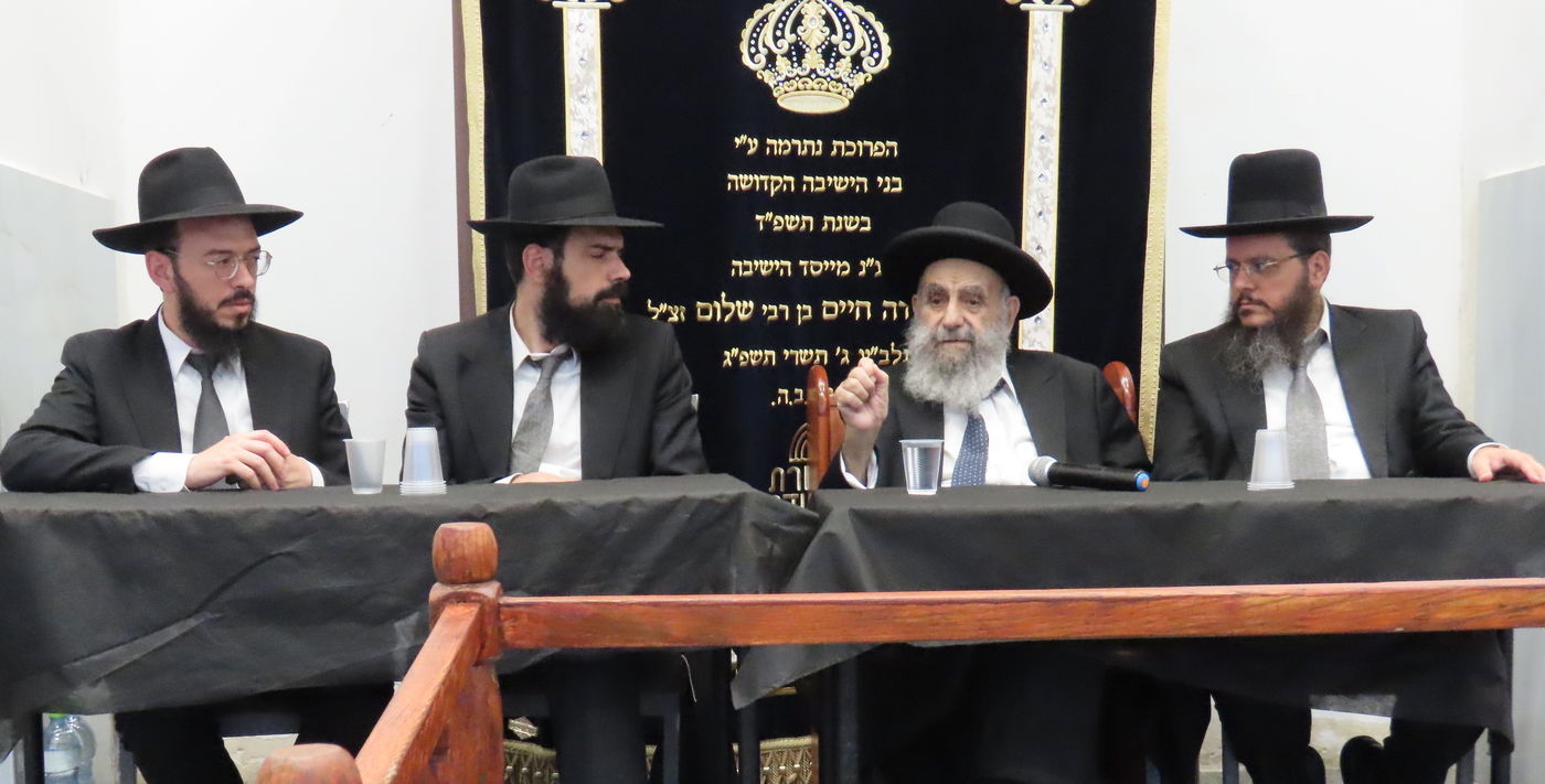 הגר"מ צדקה בישיבת "תורת יהודה" 