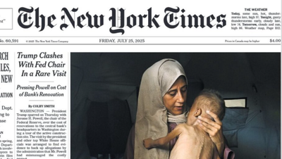 תעמולה מסוכנת - שער ה"ניו יורק טיימס" 