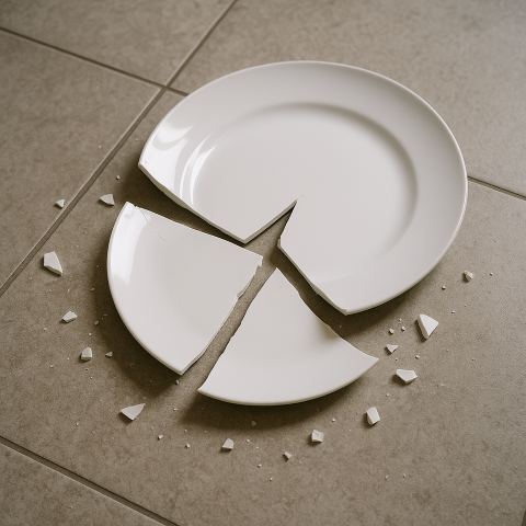 הצלחת נשברה אבל גם הלב