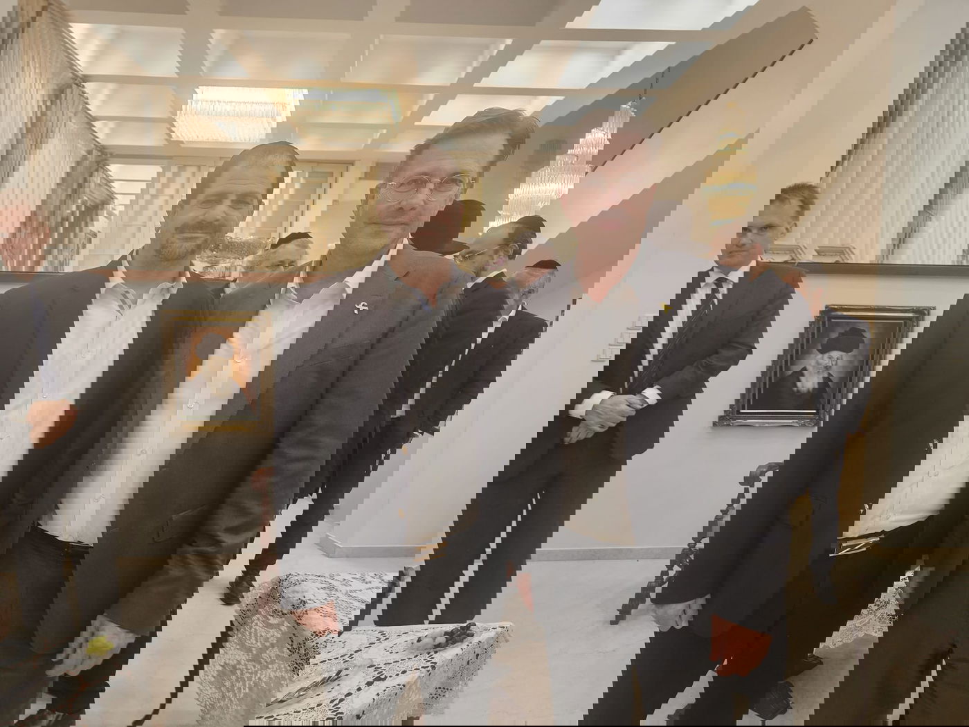 עו"ד יוסי ויצמן עם שגריר גרמניה