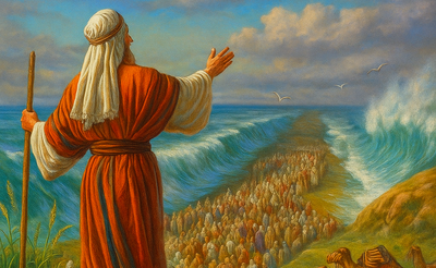 איור קריעת ים-סוף