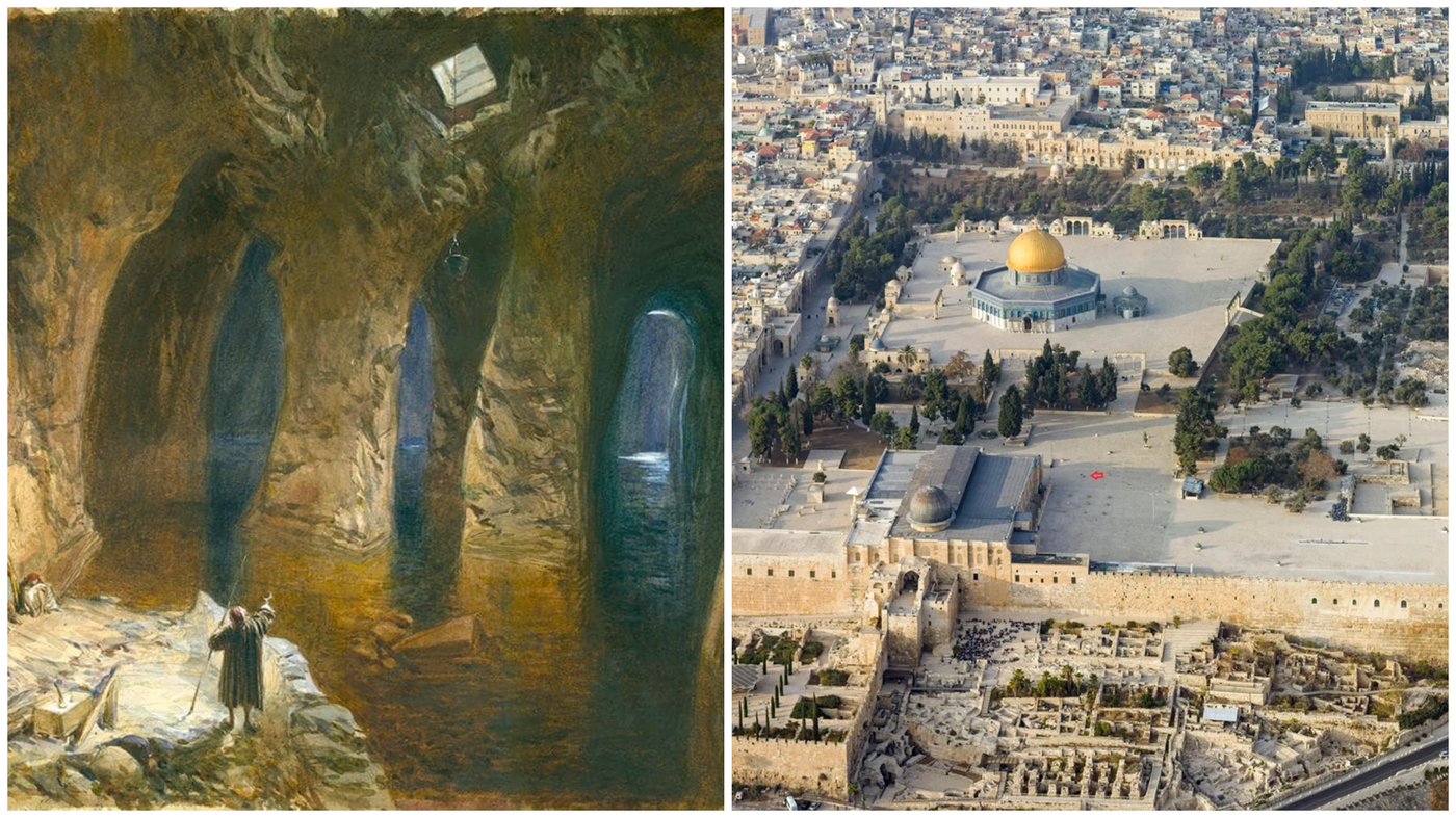 מימין בור 8 מלמעלה - משמאל הבור מתחת מזוויתו של סימפסון