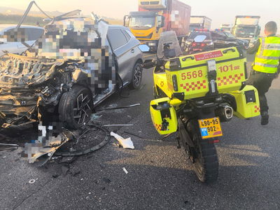 זירת התאונה