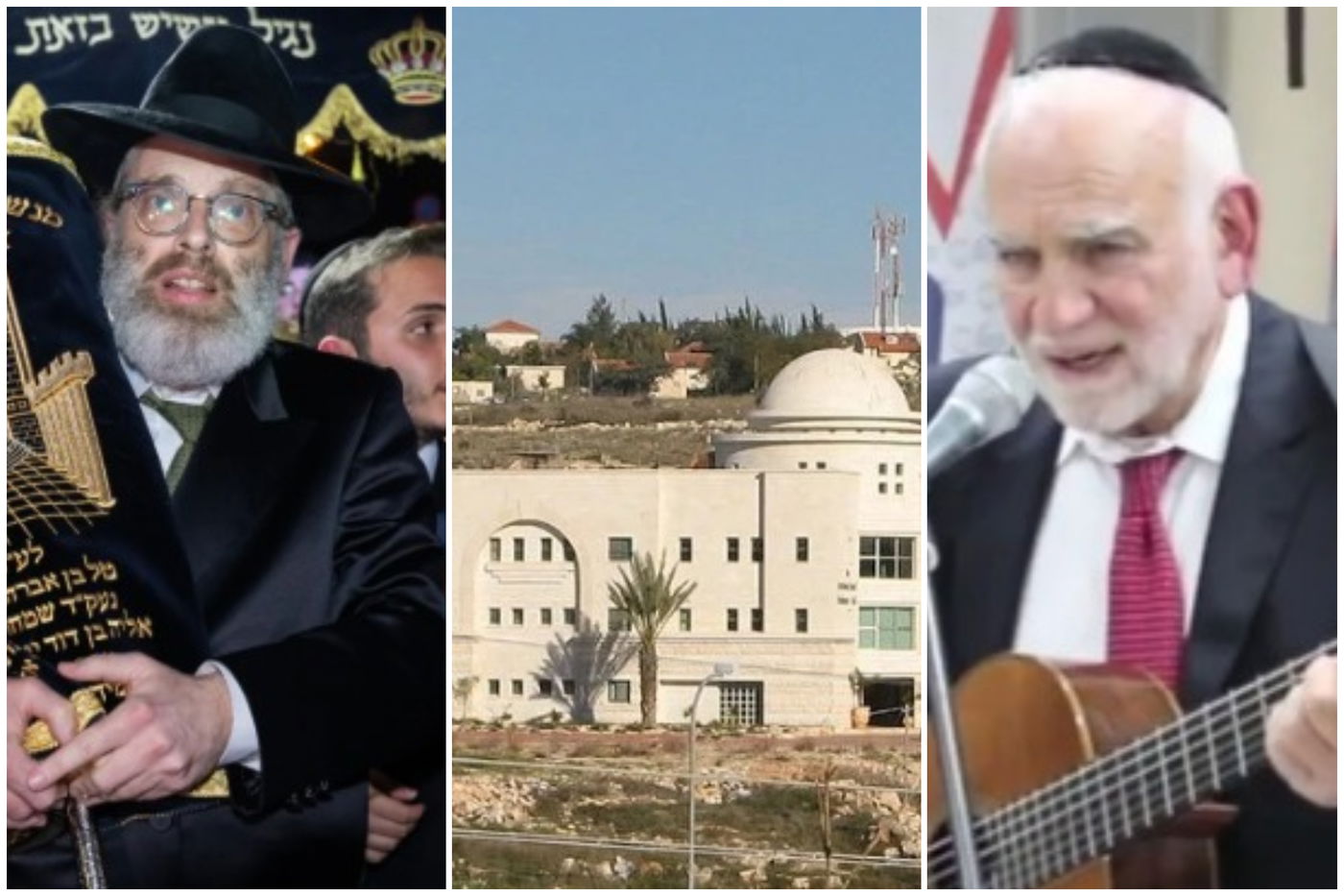 הרב צ'ייט (מימין), ישיבת מערבא והרב ברנדווין