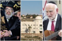 הרב צ'ייט (מימין), ישיבת מערבא והרב ברנדווין