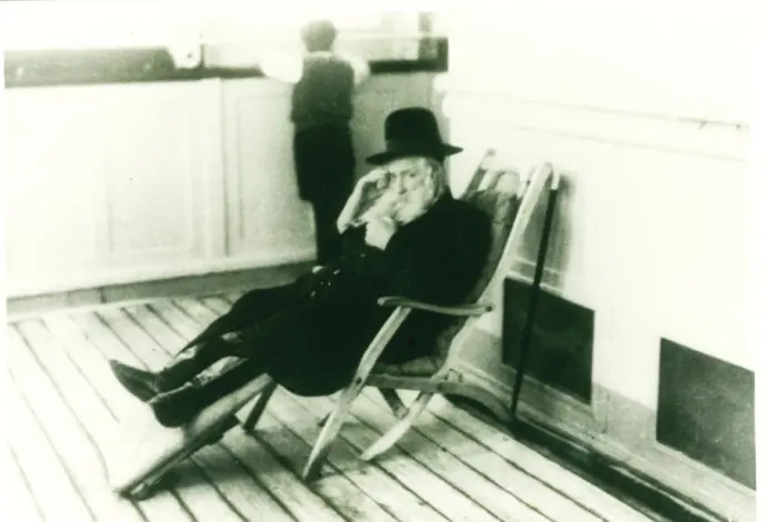 האמרי אמת בספינה בדרכו לארץ ישראל