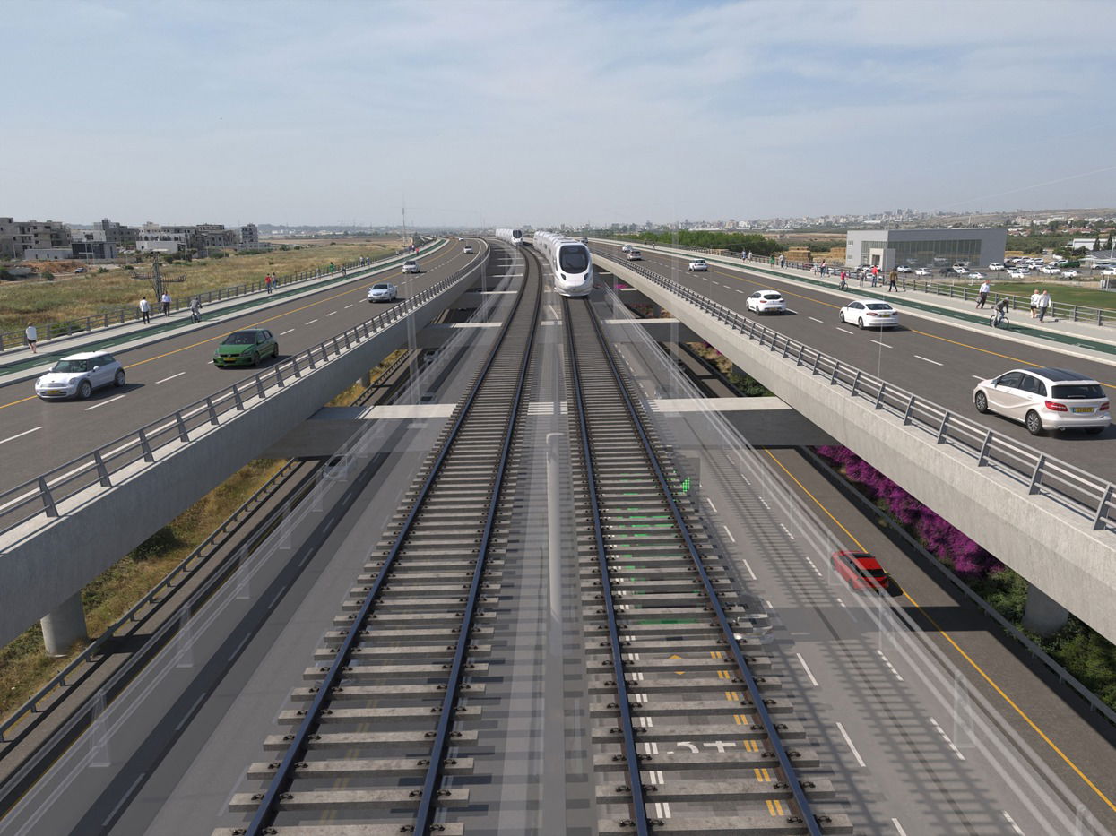 הדמיית נתיבי תחבורה עיליים