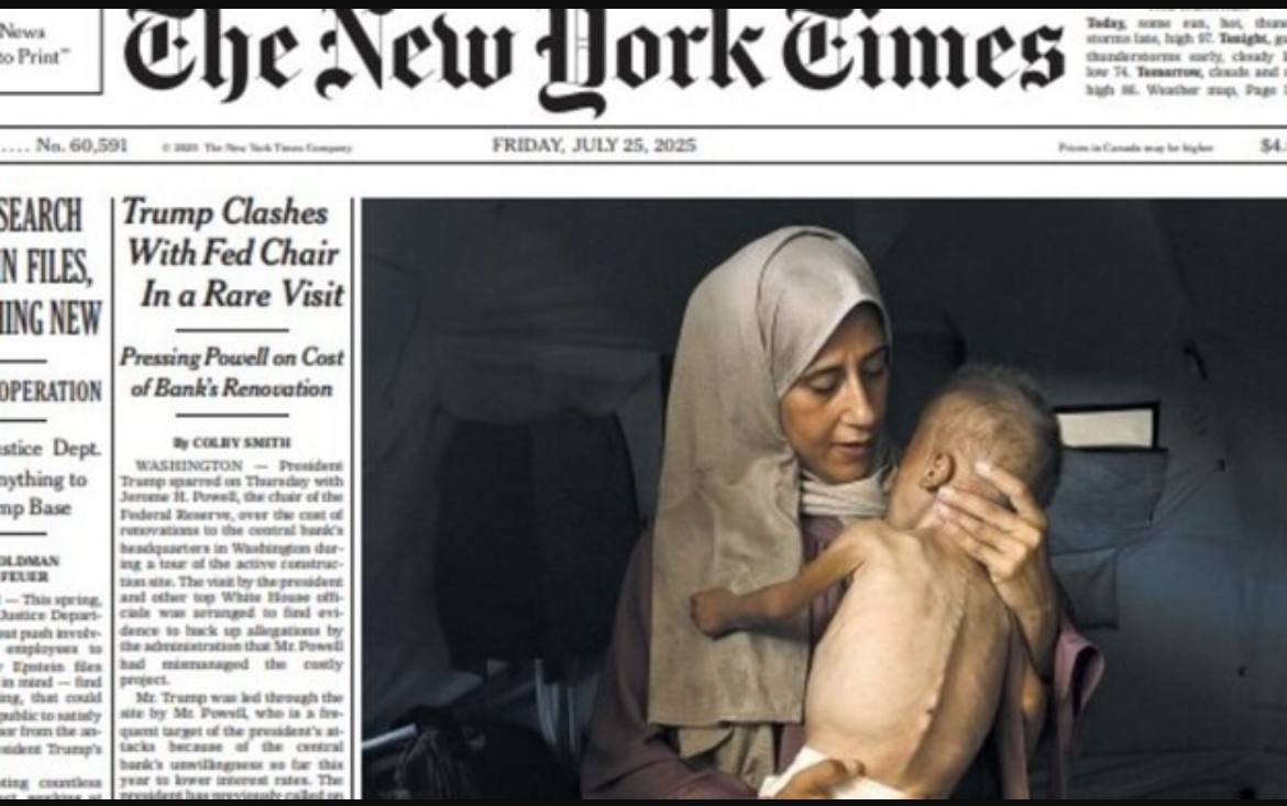 התמונה שפורסמה בעמוד הראשי