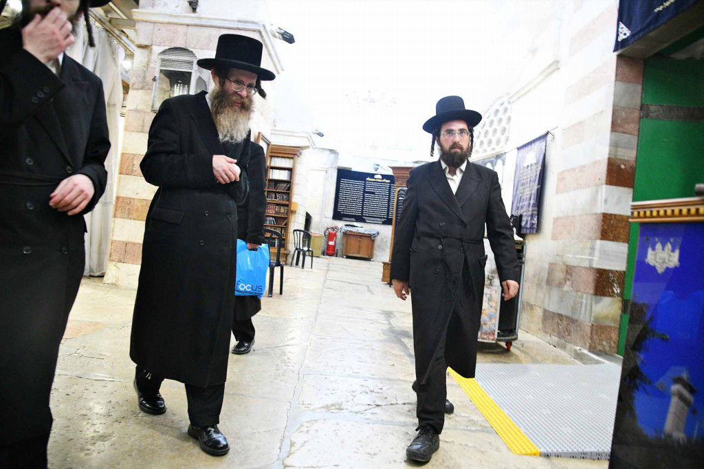 מסע הקודש של אב"ד אמונת ישראל לחברון עיר האבות