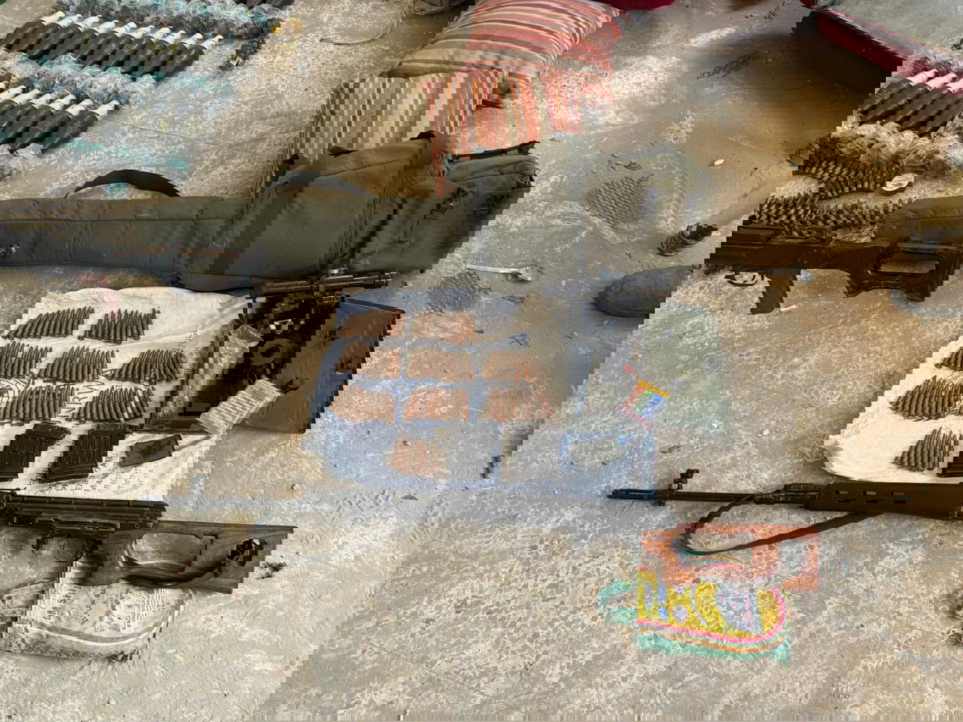 אמצעי הלחימה שנתפסו