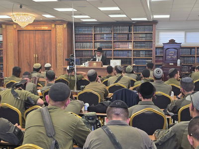 יום ישיבה וחיזוק לגדוד נצח יהודה בבסיס ארז