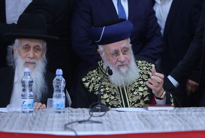 סערת חוק הגיוס | הנאום ההיסטורי של הראשון לציון הגר״י יוסף