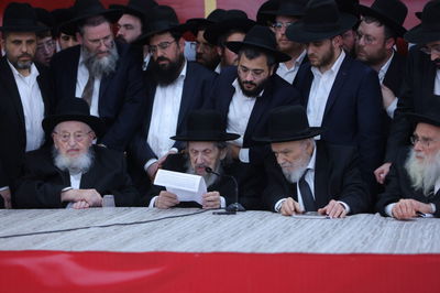 ראש הישיבה הגר"ד לנדו בכינוס ההיסטורי