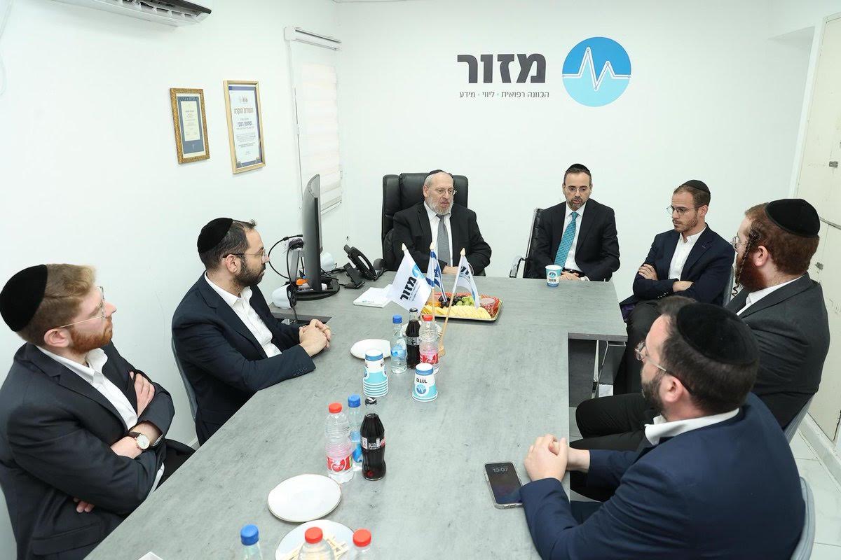 "הביקור של הרב בוסו מעיד על המחויבות שלו להמשיך ולעקוב אחר נושאי הבריאות