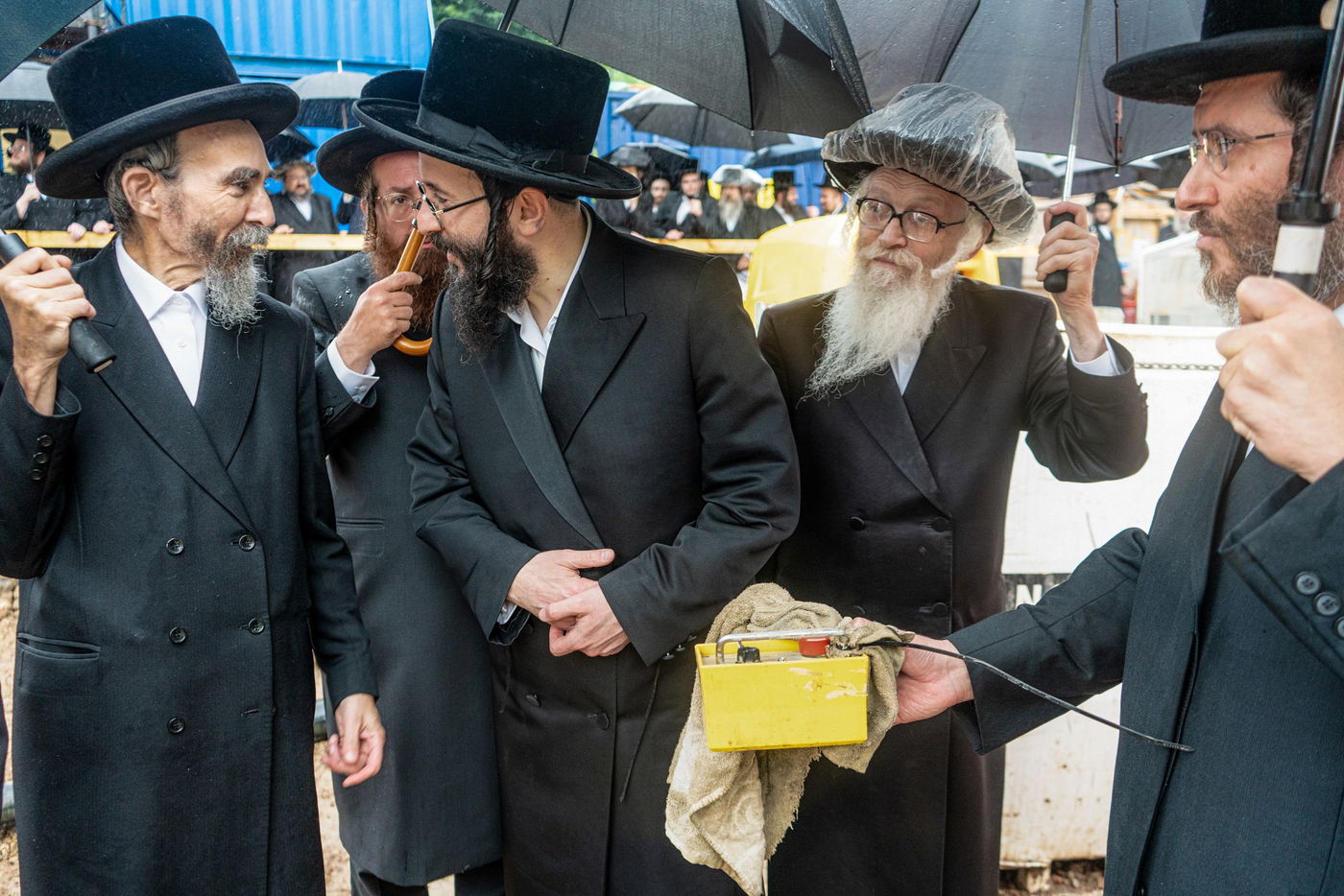 הרה"צ רבי יוסף אונגר בביקור בלונדון