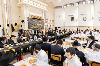 סיום הש"ס בישיבה גדולה בכפר חב"ד