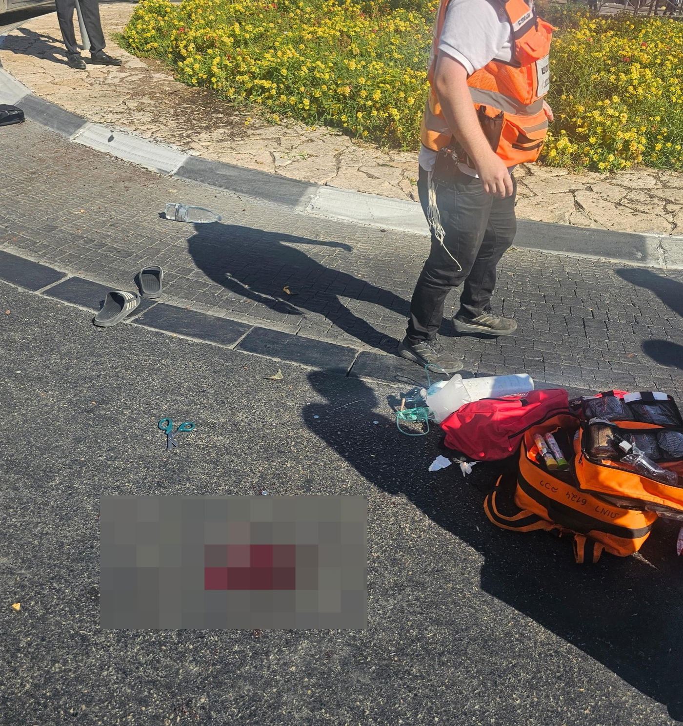 זירת התאונה