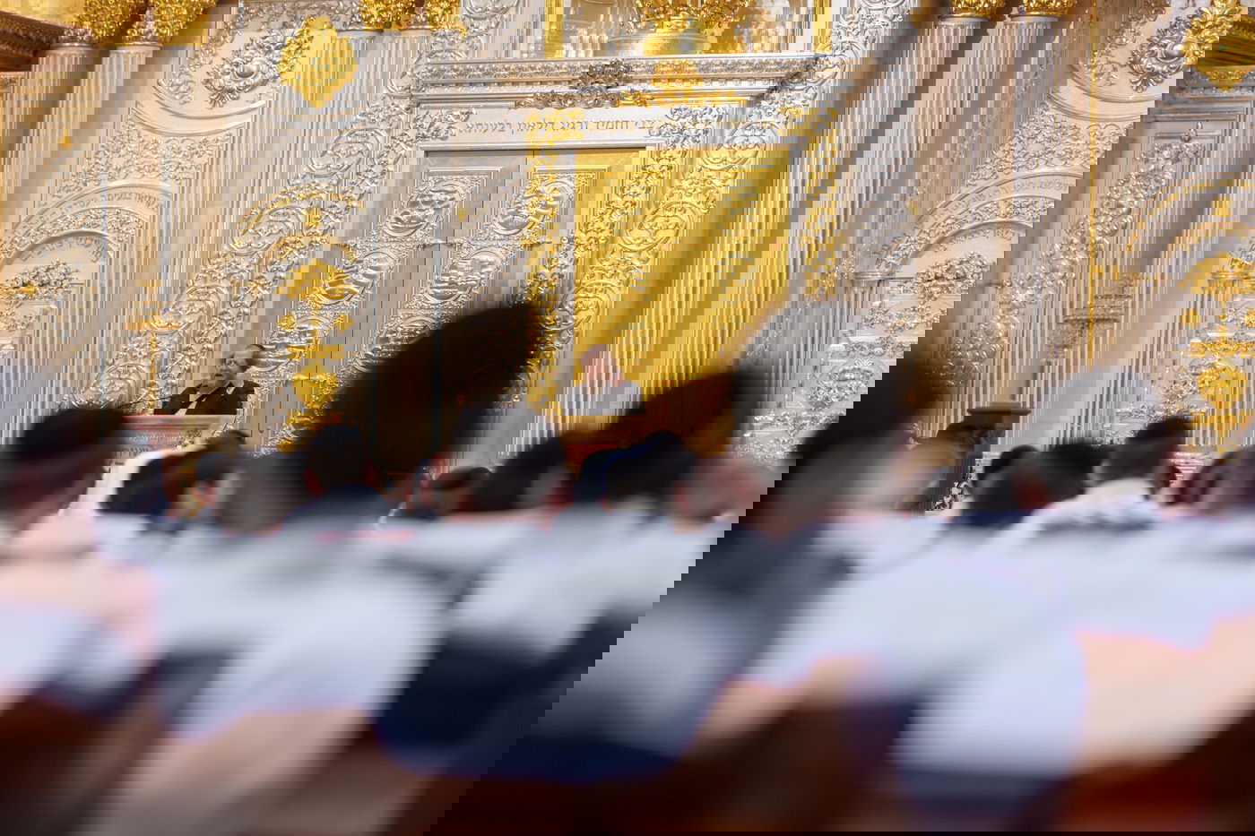 שיחתו של הגרש"ב סורוצקין בהיכל הישיבה בראשון לציון