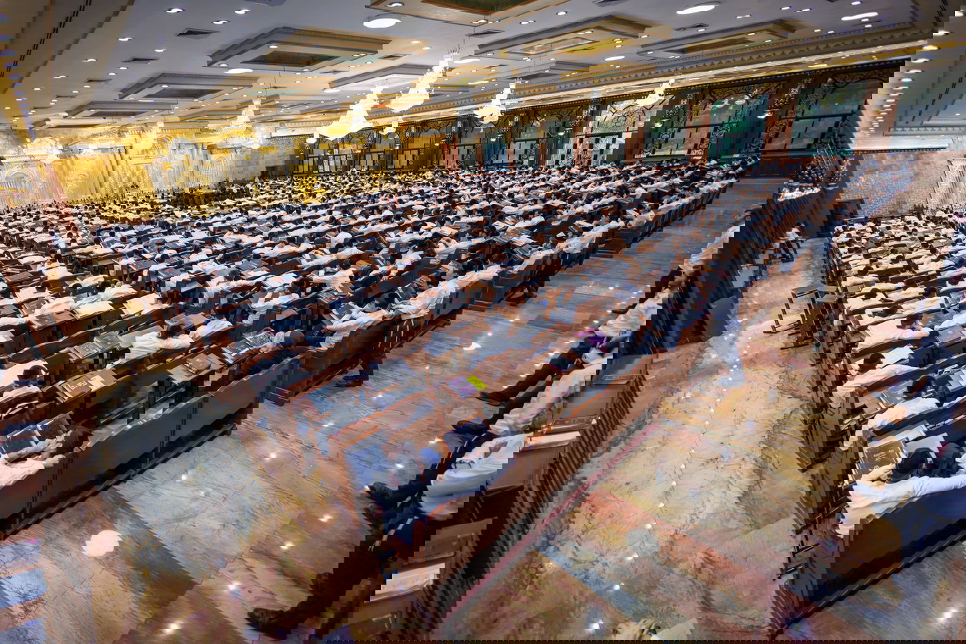 שיחתו של הגרש"ב סורוצקין בהיכל הישיבה בראשון לציון