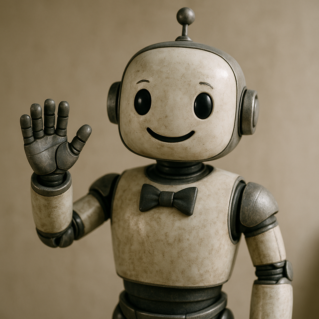 ללא תכונות שליליות. הדמיית רובוט ידידותי