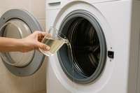 מישהי שפכה כוס חומץ לתוך מגירת מרכך הכביסה וטענה ש"זה שינה לה את החיים"