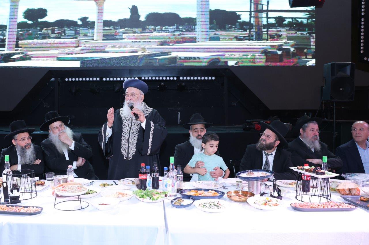 עצרת מספד במלאת י"א חודש לאדמו"ר הגה"צ רבי אליהו אבוחצירא זצ"ל 