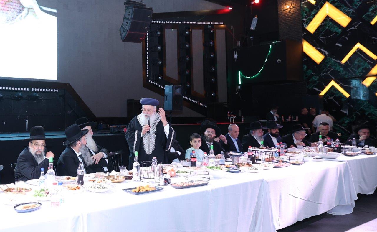 עצרת מספד במלאת י"א חודש לאדמו"ר הגה"צ רבי אליהו אבוחצירא זצ"ל 