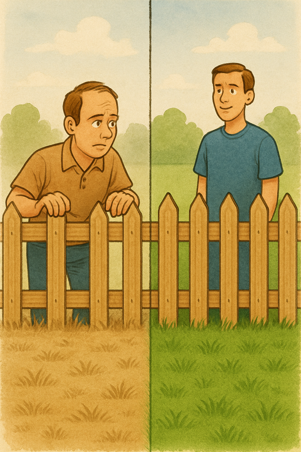 הדשא של השכן אכן ירוק יותר? או שרק נדמה?