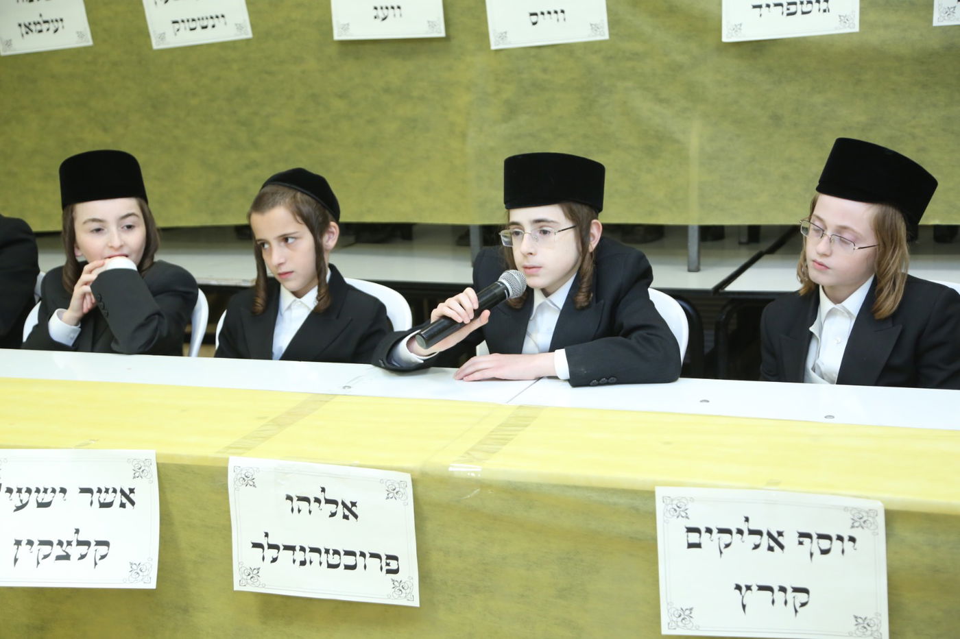 מבחן פומבי בתלמוד תורה באבוב