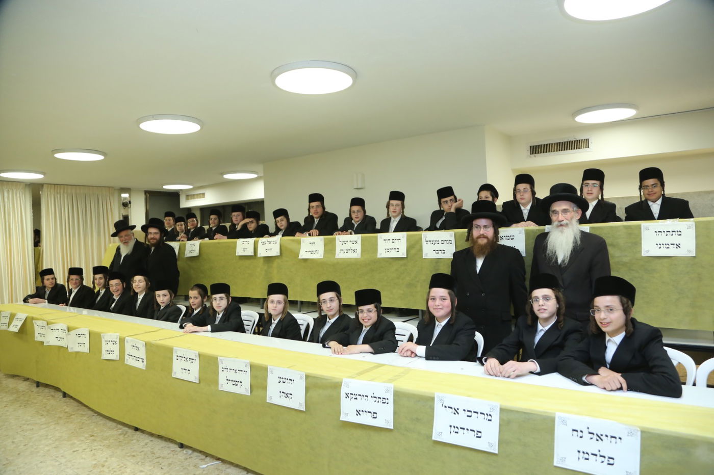 מבחן פומבי בתלמוד תורה באבוב