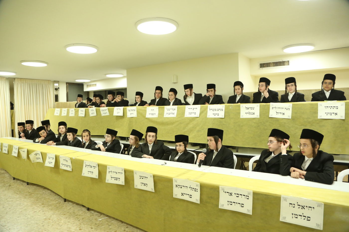 מבחן פומבי בתלמוד תורה באבוב