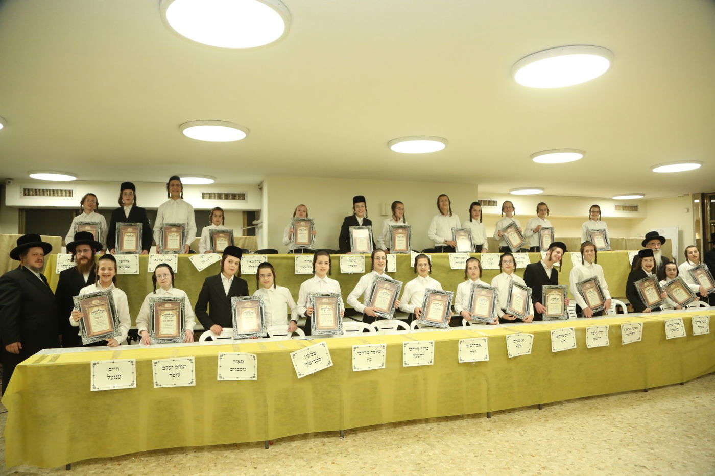 מבחן פומבי בתלמוד תורה באבוב