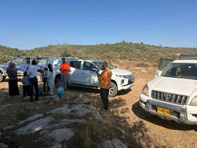 חילוץ משפחה חרדית בגוש עציון 