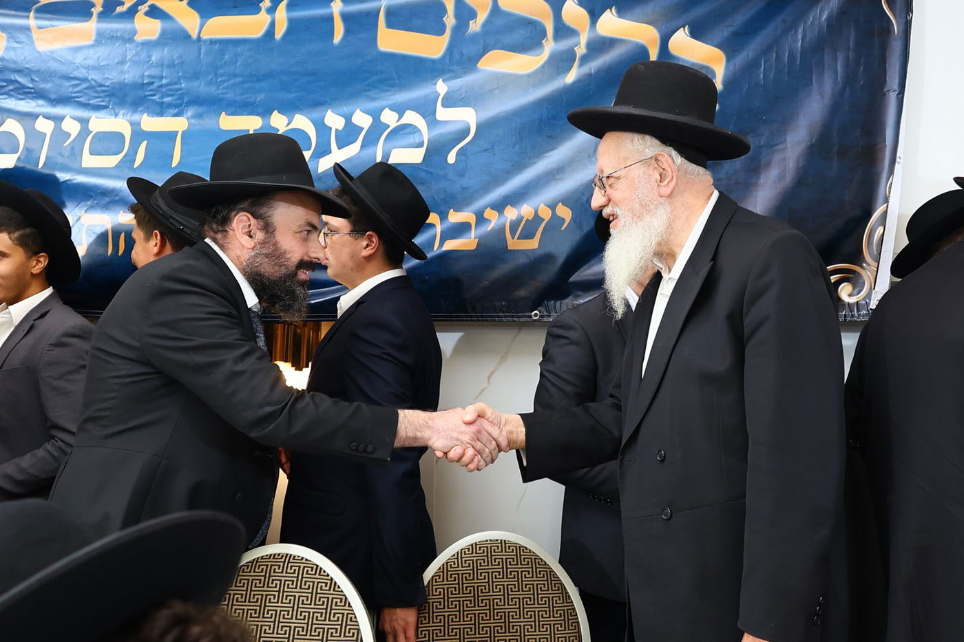 מעמד הסיומים בישיבת "שמחת התורה" חיפה