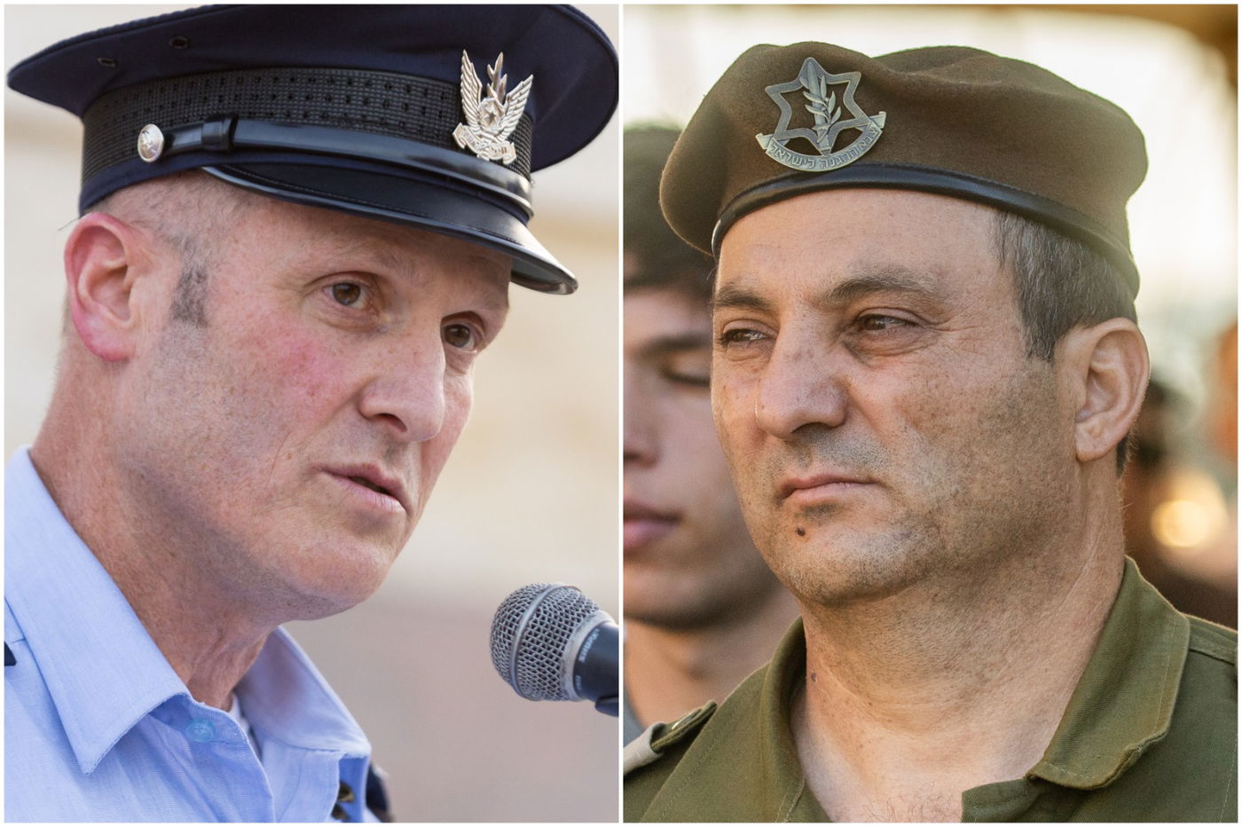 האלוף יניב עשור והאלוף תומר בר