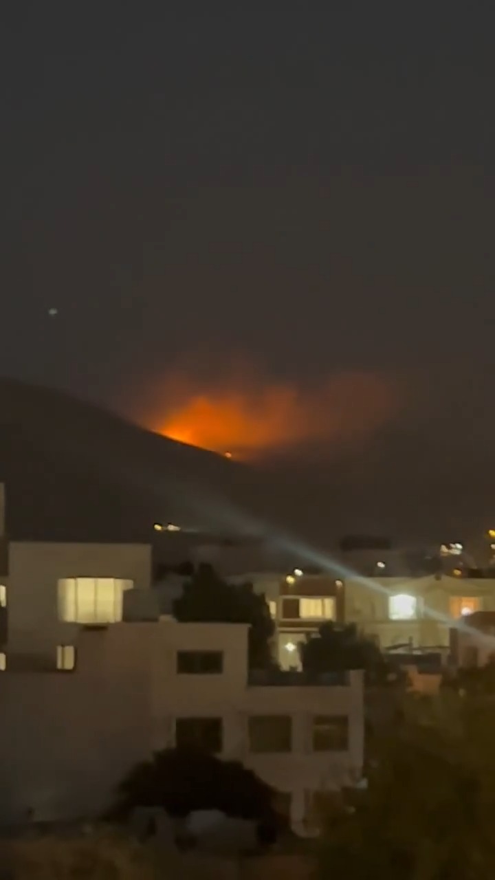 הפיצוץ הלילה בשיראז