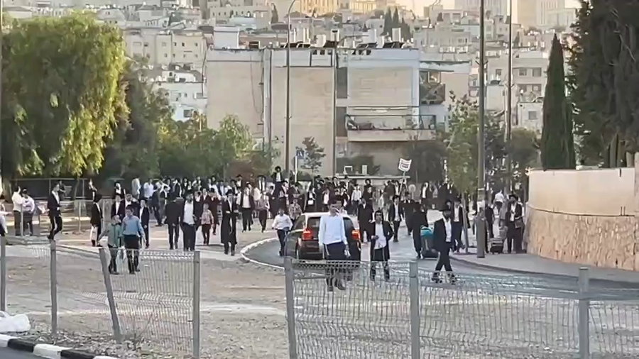 המפגינים בירושלים