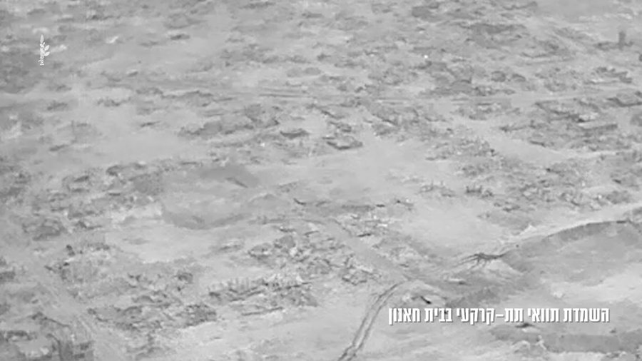 תיעוד מהשמדת תוואי תת-קרקעי בבית חאנון