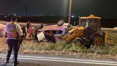 נהג נהרג מפגיעת אופנוע | רכב התהפך והתנגש בטרקטור