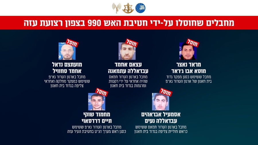 אלו מפקדי החמאס והגא"פ שחוסלו על ידי צה"ל והשב"כ | צפו בתיעוד