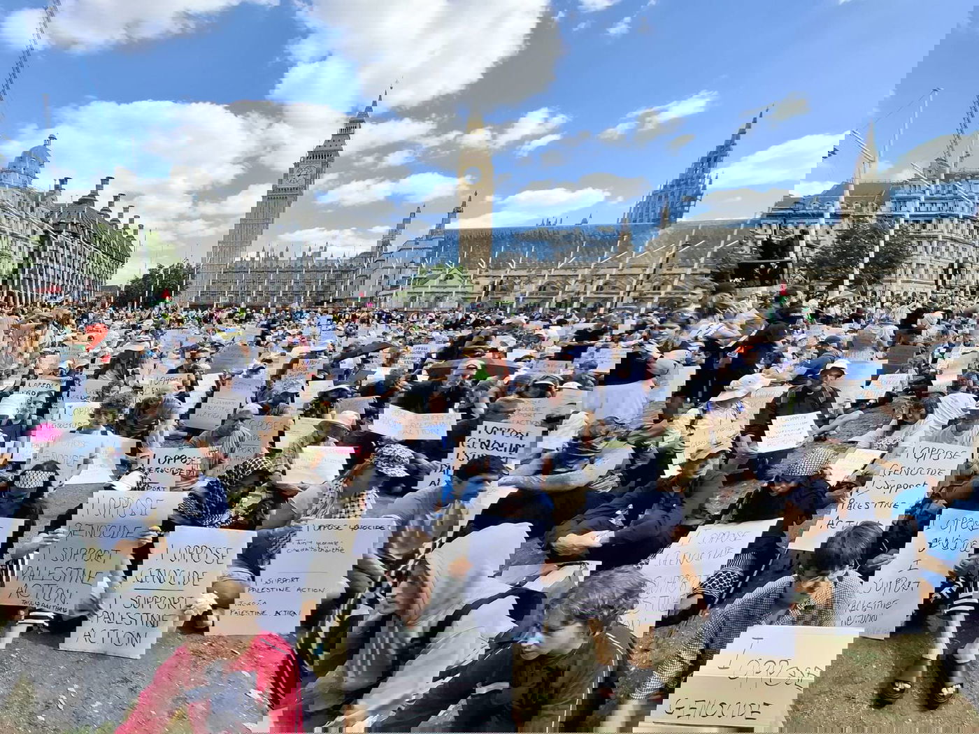 ההפגנה בבריטניה אמש