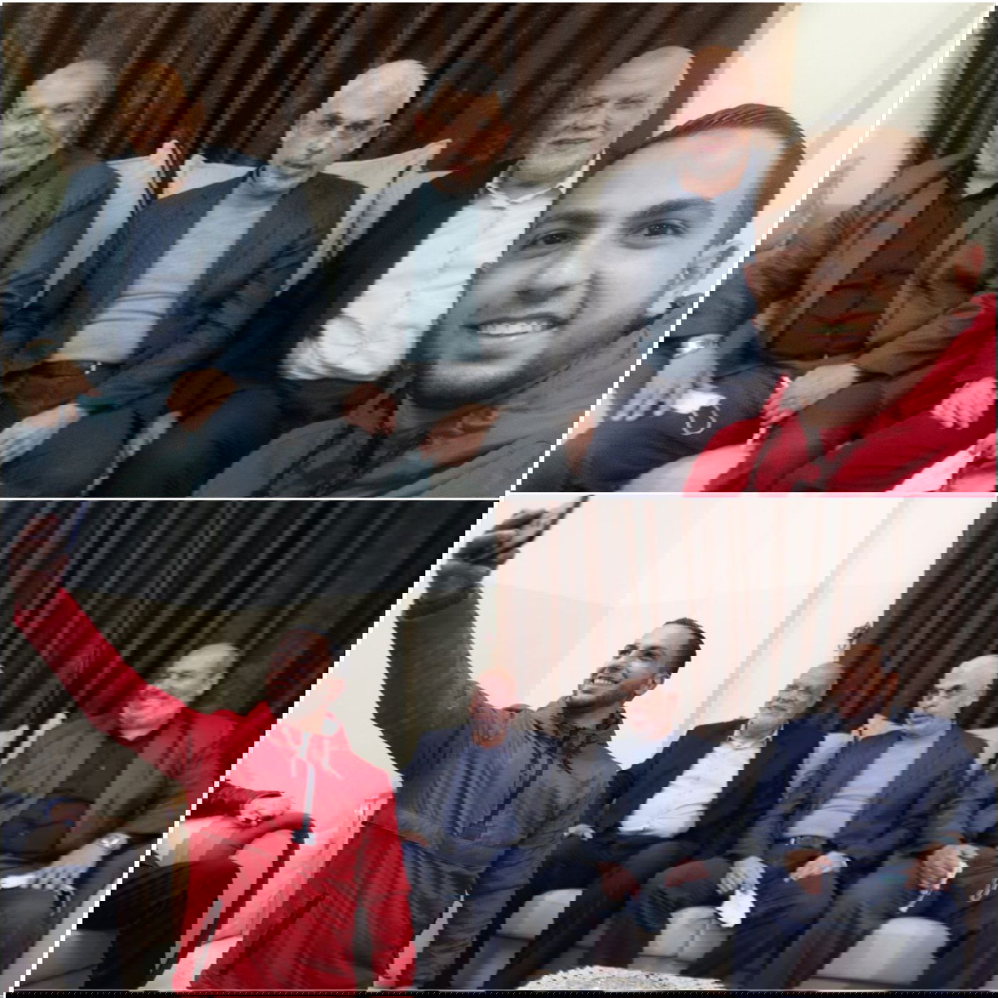 א-שאריף עם בכירי חמאס