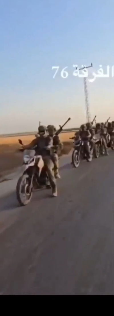 השיירה בדרכה להילחם בכורדים