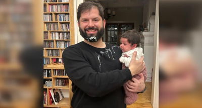 נשיא צ'ילה ובתו 